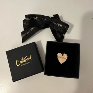 Catbird Full Heart Charm